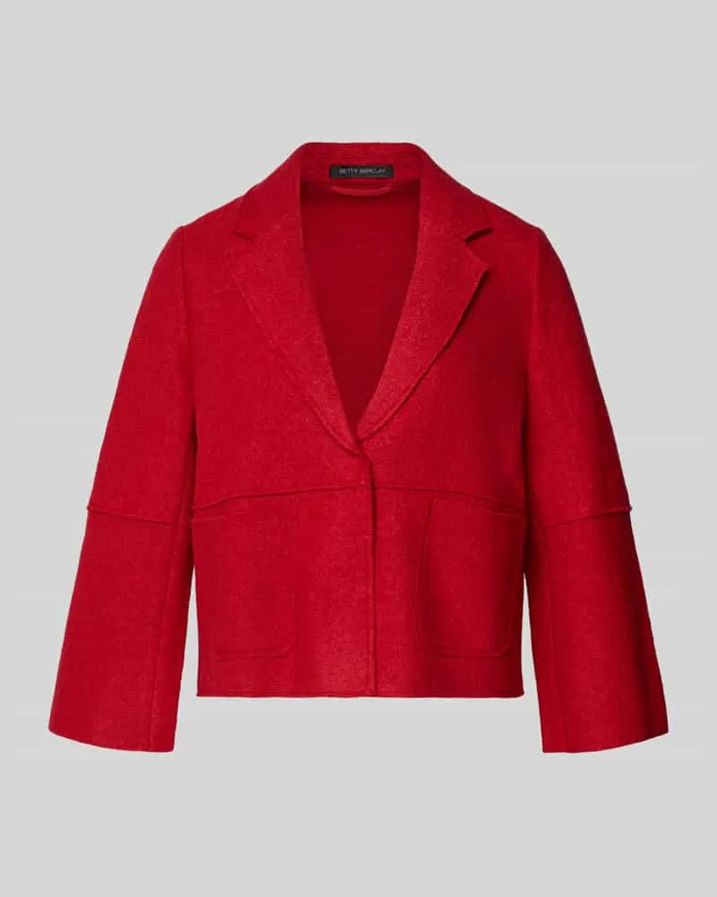 Betty Barclay Blazer mit Reverskragen Rot