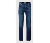 Regular Fit Jeans mit Knopfverschluss Modell 'CLARK