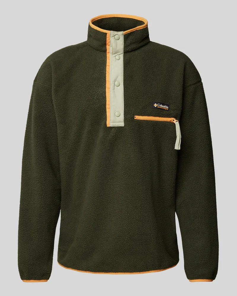 Columbia Sportswear Company Sweatshirt mit Stehkragen Modell 'HELVETIA Oliv