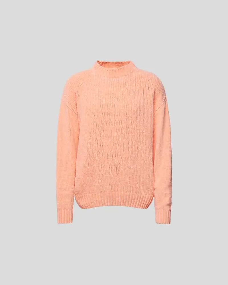 BONSAI Oversized Pullover in Strick-Optik Koralle