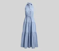 Tailliertes Freizeitkleid aus reiner Baumwolle