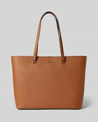 Ralph Lauren Tote Bag aus Rindsleder mit Label-Applikation Modell 'KARLY Cognac