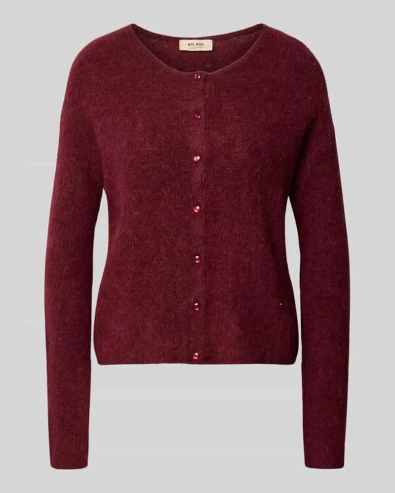 Mos Mosh Strickjacke aus Alpaka-Mix Bordeaux