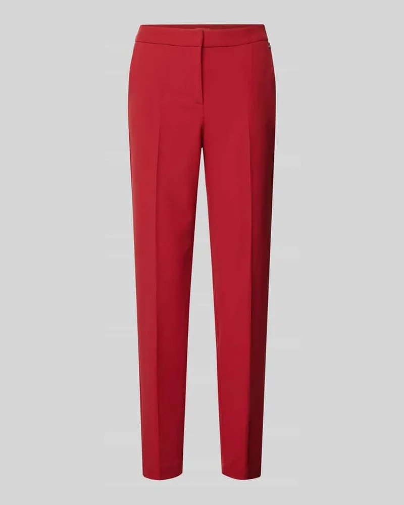 HUGO BOSS Slim Fit Hose Haken-Verschluss Modell 'HAGONIA-1 Rot