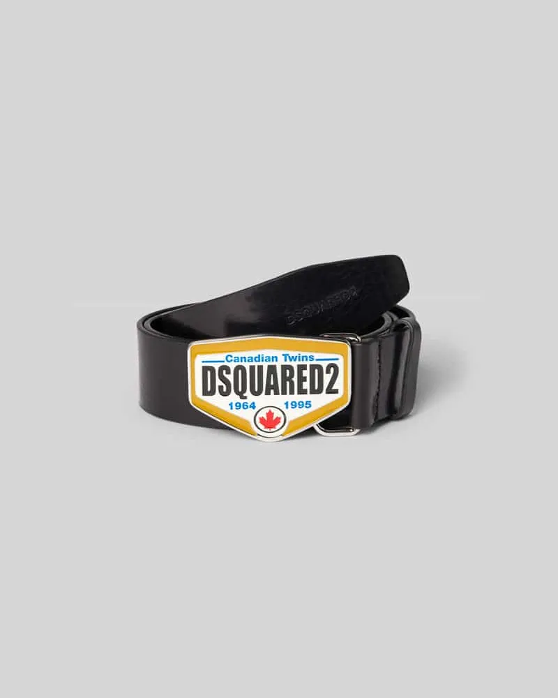 Dsquared2 Gürtel mit Dornschließe Black