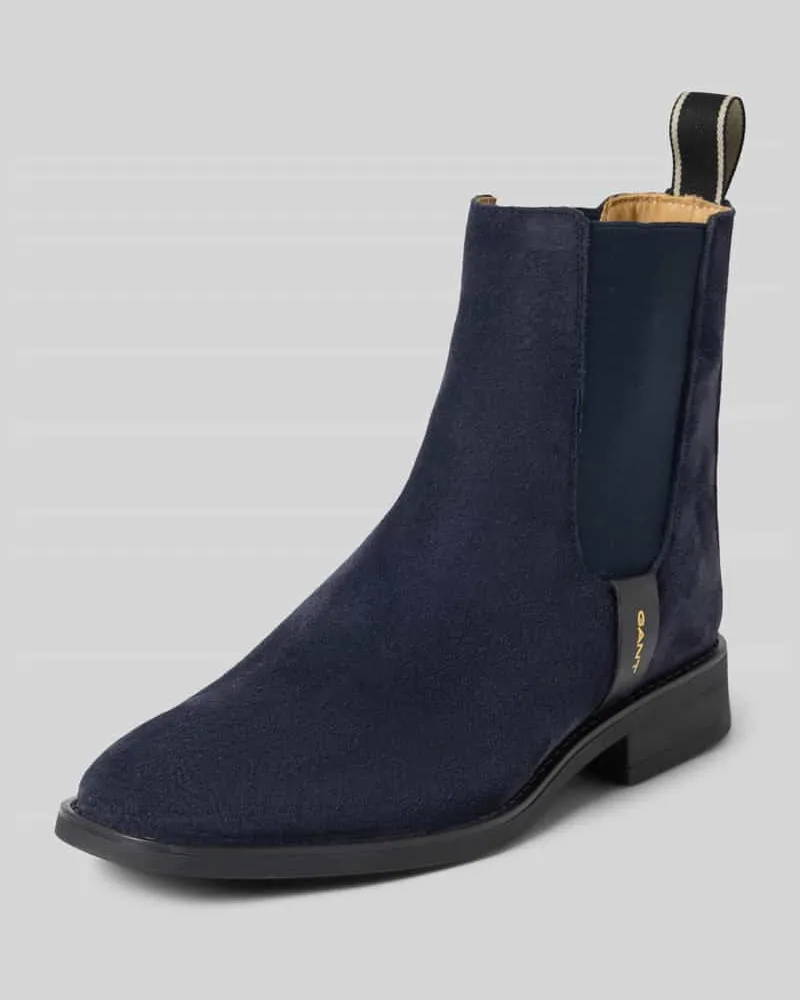 Gant Stiefeletten aus echtem Rindvelours Modell 'Fayy Dunkelblau