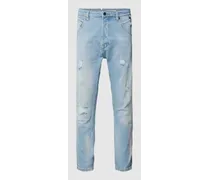 Slim Fit Jeans im Destroyed-Look Modell 'Alex