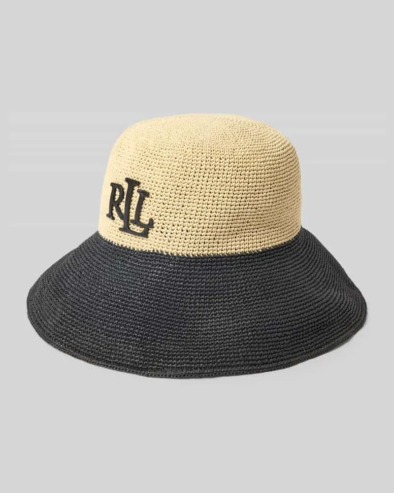 Ralph Lauren Bucket Hat mit Label-Detail Black