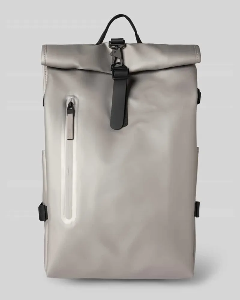 RAINS Rucksack mit Tragehenkel Mittelgrau