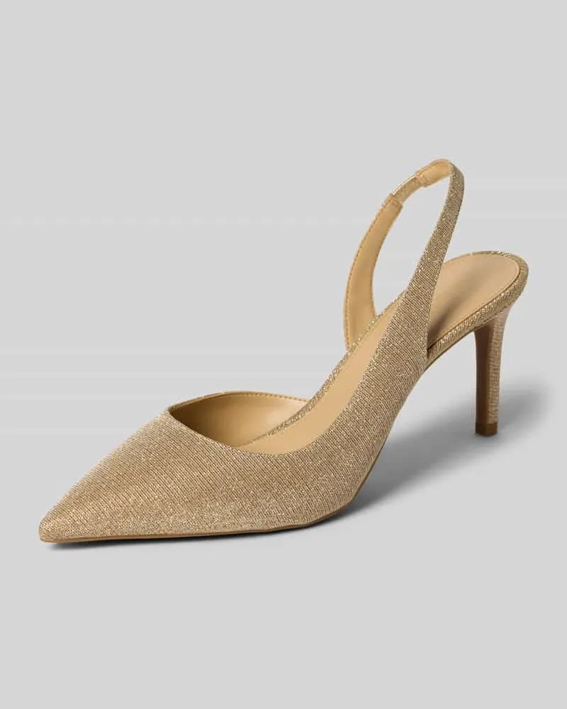 Michael Kors Pumps mit offener Ferse Modell 'ALINA Gold