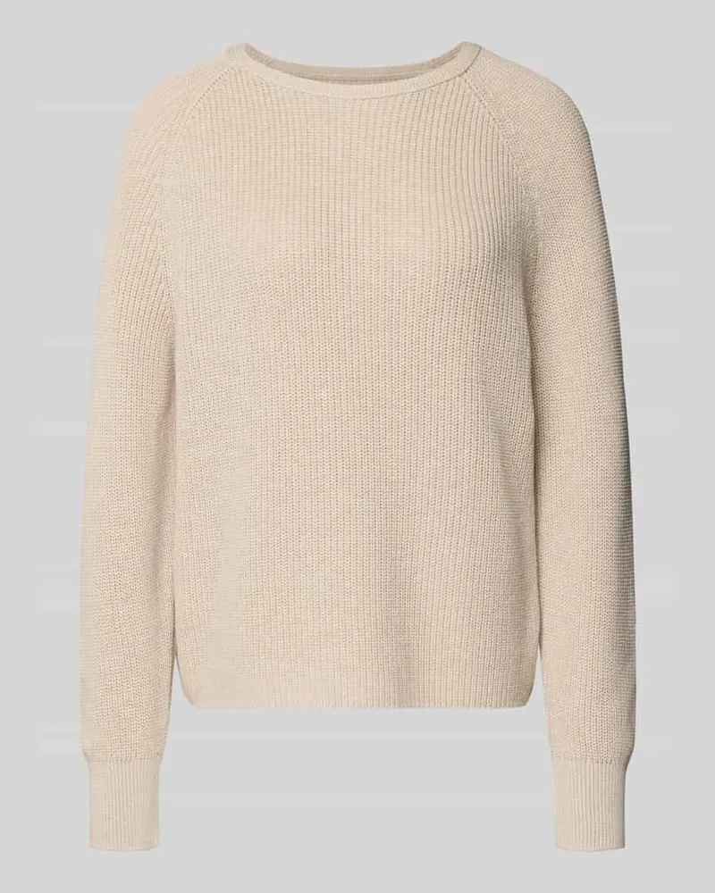 Marc O'Polo Strickpullover mit Strukturmuster Beige