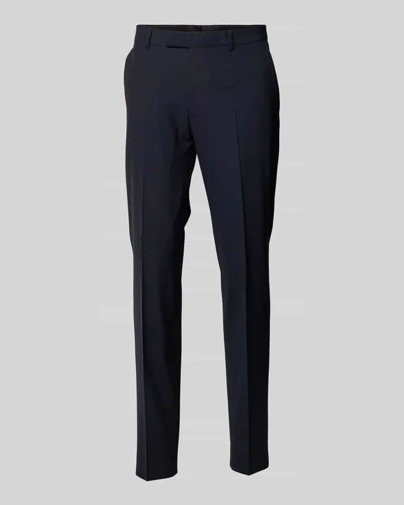 cinque Anzughose mit Bügelfalten Modell 'Totti Dunkelblau