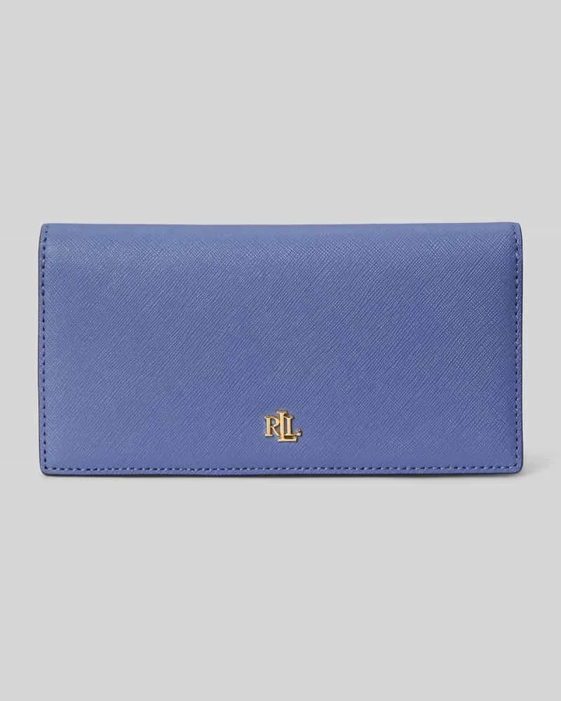 Ralph Lauren Portemonnaie aus echtem Leder Blau