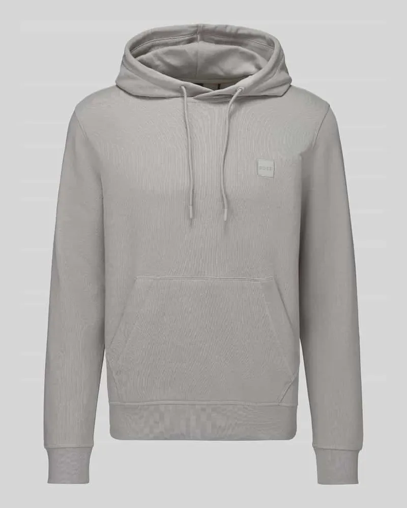 HUGO BOSS Hoodie mit Logo-Patch Modell 'Wetalk Beige