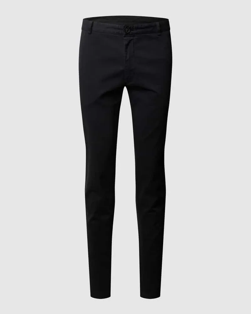 Tiger of Sweden Slim Fit Chino mit Stretch-Anteil Modell 'Transit Black
