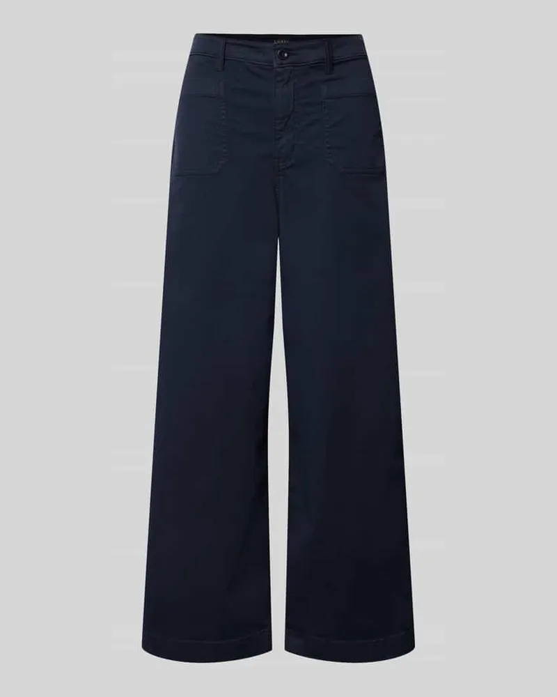 Ralph Lauren Regular Fit Culotte aus Baumwoll-Mix Dunkelblau