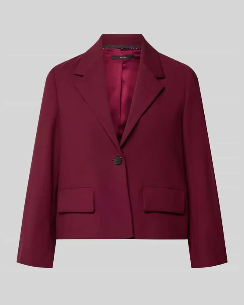 windsor. Boxy Fit Blazer mit Pattentaschen Bordeaux