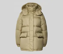 Oversized Daunenjacke mit abnehmbarer Kapuze