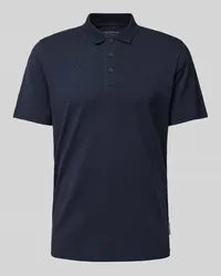 Marc O'Polo Regular Fit Poloshirt mit Label-Detail Marine