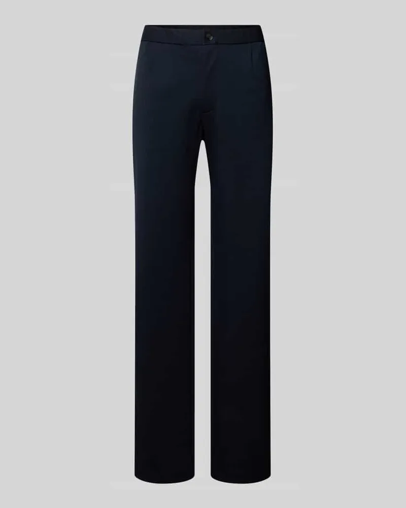 Emporio Armani Chino mit Gesäßleistentaschen und Eingrifftaschen Marine