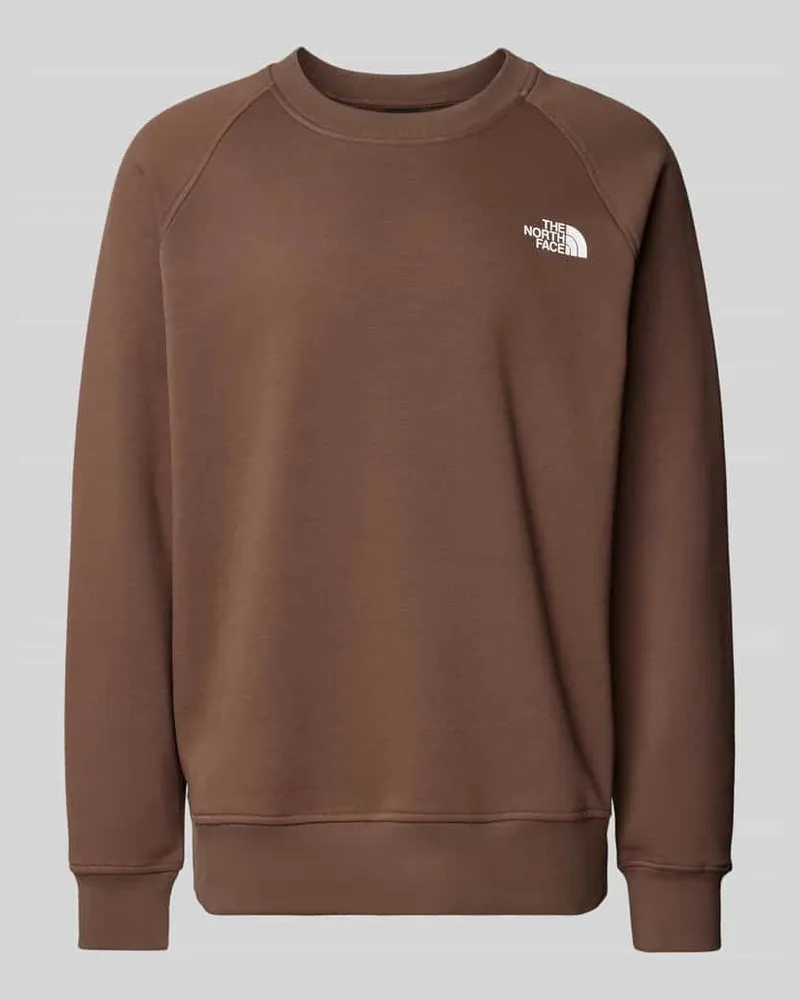 The North Face Sweatshirt mit Label-Stitching Modell 'RAGLAN REDBOX CREW Dunkelbraun