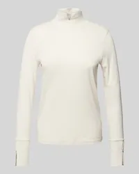 Marc Cain Longsleeve mit Stehkragen Ecru