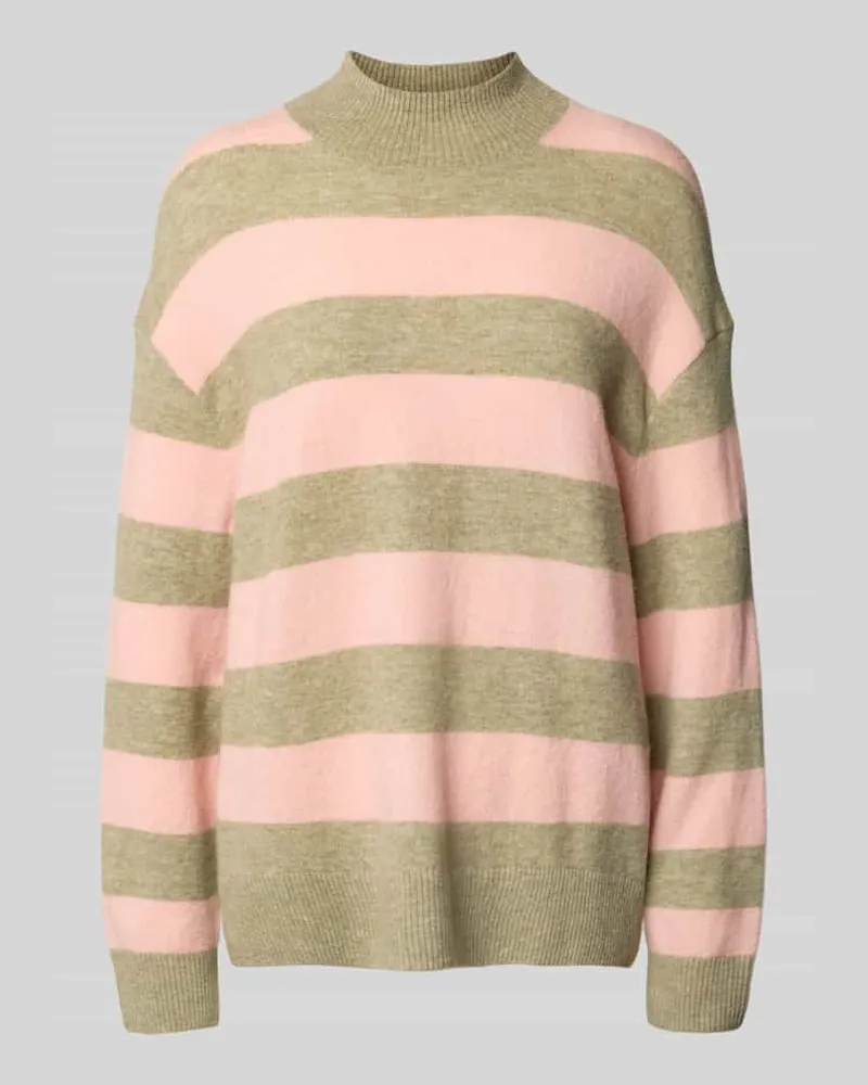 Marc O'Polo Regular Fit Strickpullover aus Schurwoll-Mix Rose