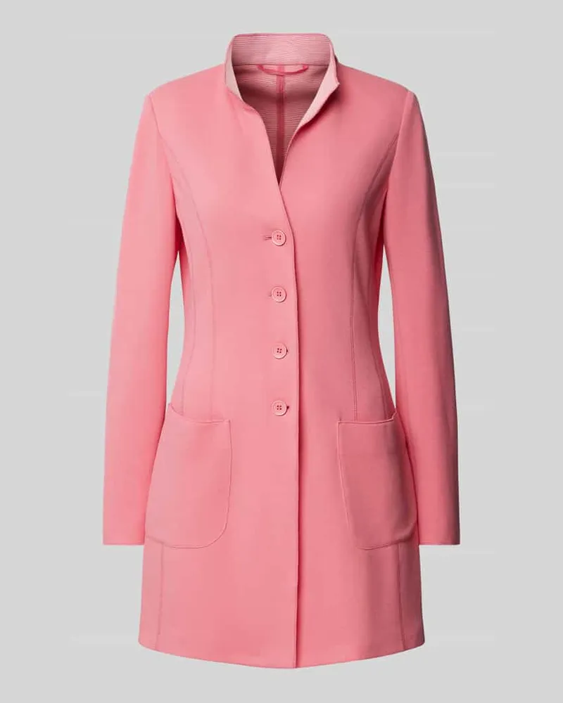 White Label Blazer mit Stehkragen Pink