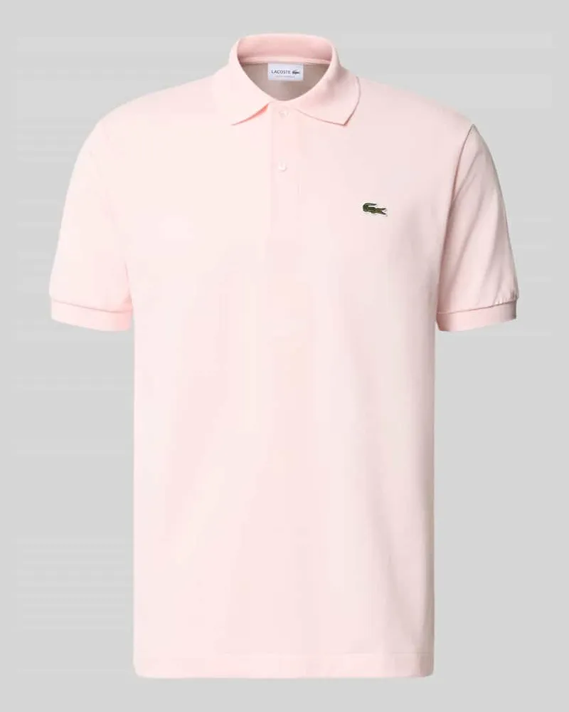 Lacoste Regular Fit Poloshirt aus reiner Baumwolle Rosa
