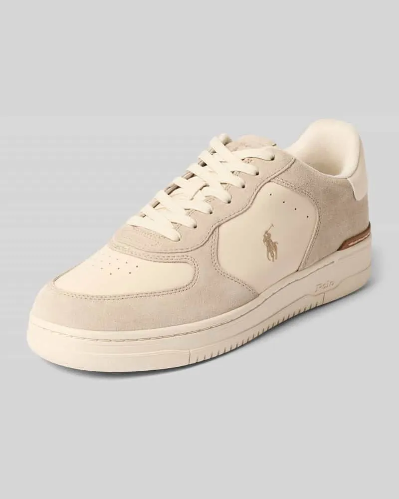 Ralph Lauren Sneaker aus echtem Leder Modell 'MASTERS CRT Beige
