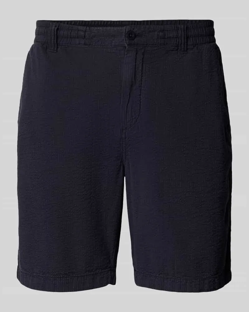 Gant Regular Fit Shorts mit Strukturmuster Marine