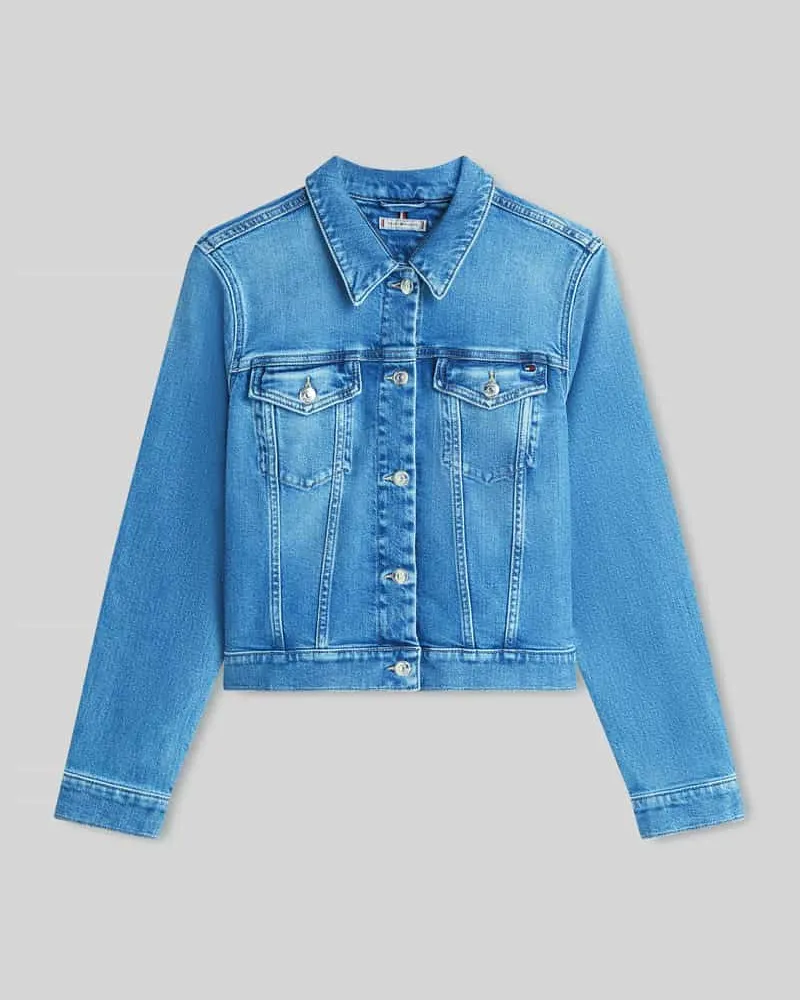 Tommy Hilfiger Slim Fit Jeansjacke Modell 'DNM FINN SLIM JACKET LS Jeansblau