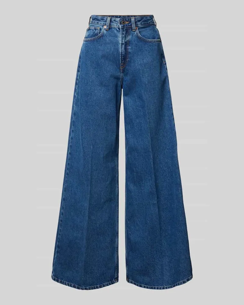 Pepe Jeans Wide Leg Jeans mit 5-Pocket-Design Blau