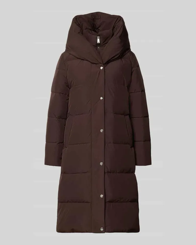 Ralph Lauren Regular Fit Daunenmantel mit Zweiwege Reißverschluss Mittelbraun