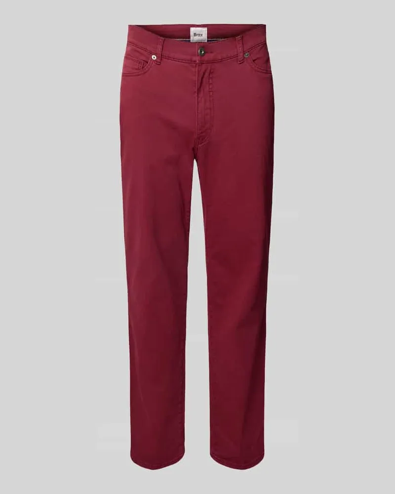 Brax Hose mit Eingrifftaschen Modell 'CADIZ Bordeaux