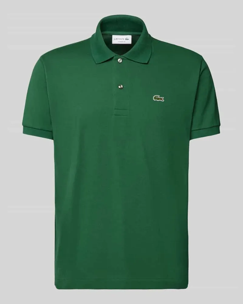Lacoste Poloshirt mit Label-Stitching Modell 'L.12.12 CORE Dunkelgruen