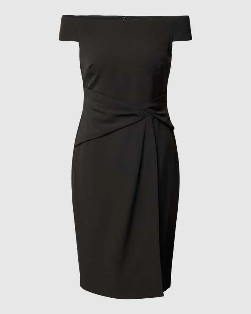 Ralph Lauren Cocktailkleid mit Knotendetail Modell 'SARAN Black