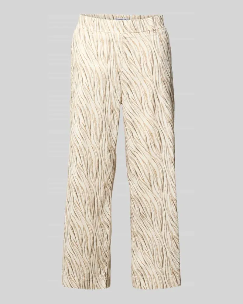 Brax Slim Fit Culotte aus Leinen-Mix Modell 'PAM CULOTTE Ecru
