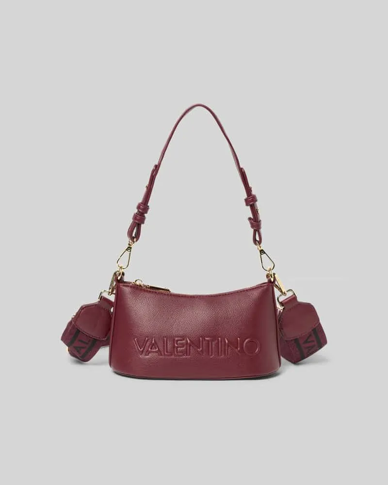 Valentino Bags Umhängetasche mit Logo-Prägung Modell 'BIANKA RE Bordeaux