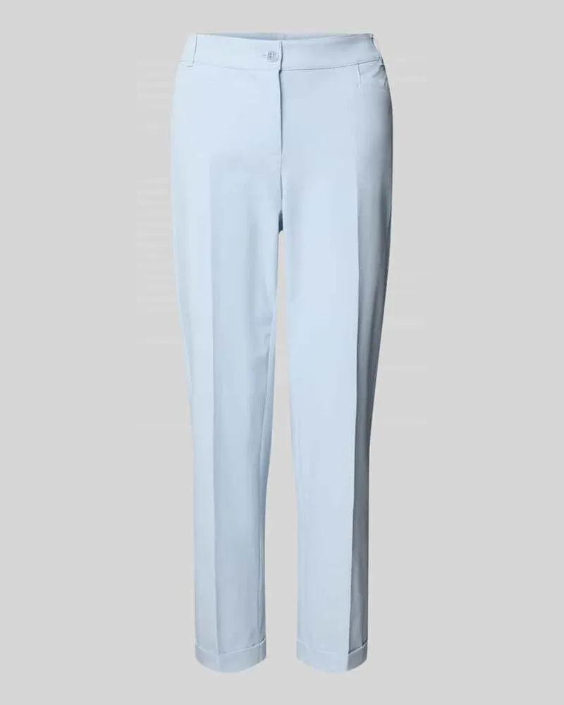 RAFFAELLO ROSSI  Regular Fit Stoffhose mit verkürztem Schnitt Hellblau