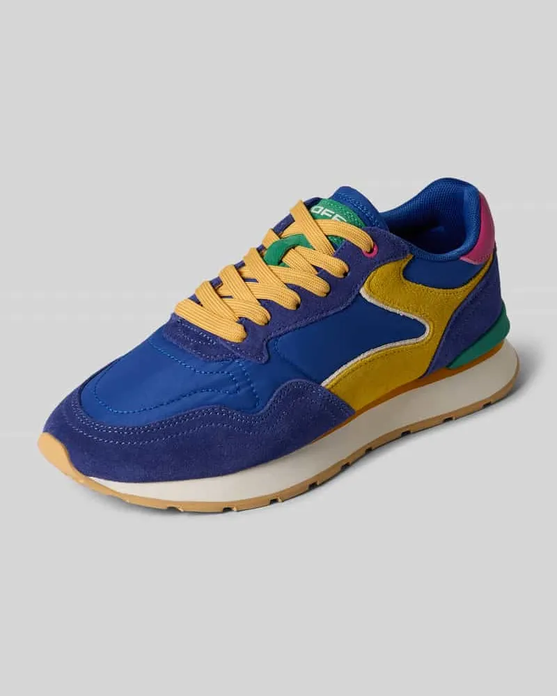 HOFF Sneaker aus Leder-Mix mit Logo-Detail Modell 'City Royal