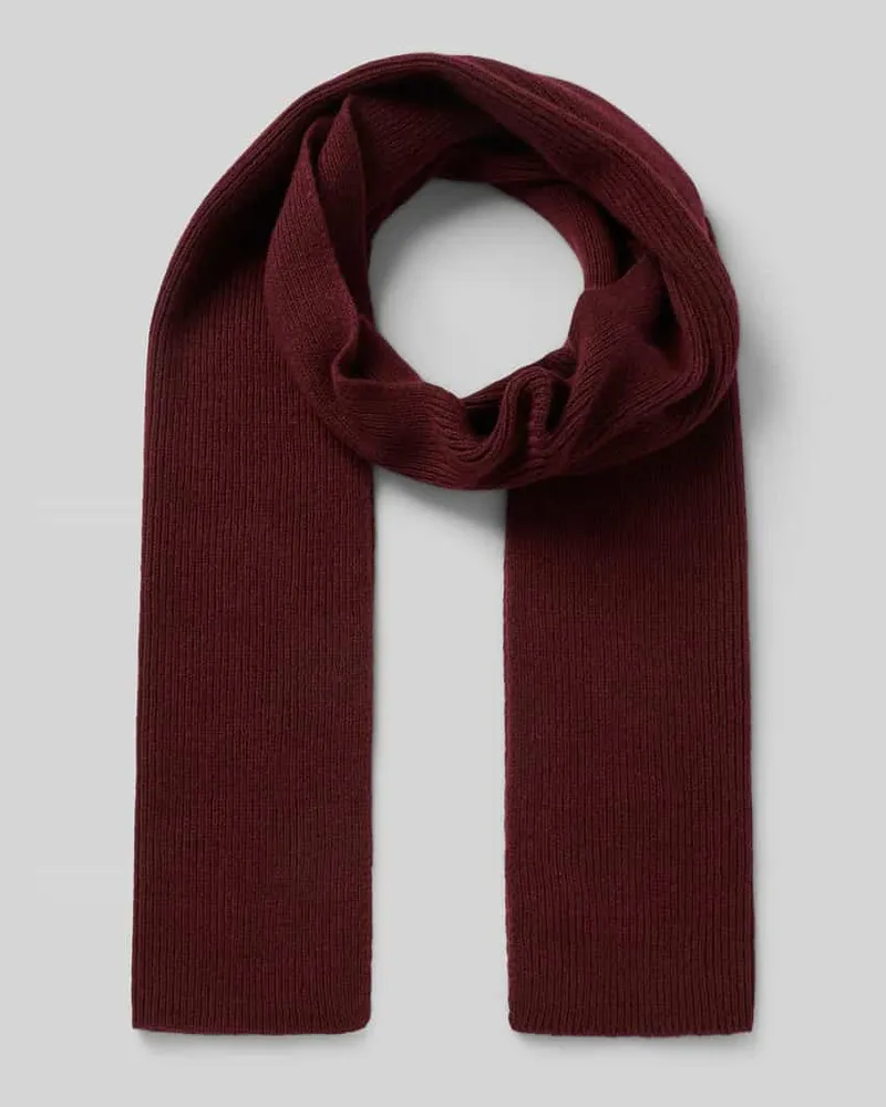 UNIO Schal aus Schurwoll-Mix mit Kaschmir-Anteil Bordeaux
