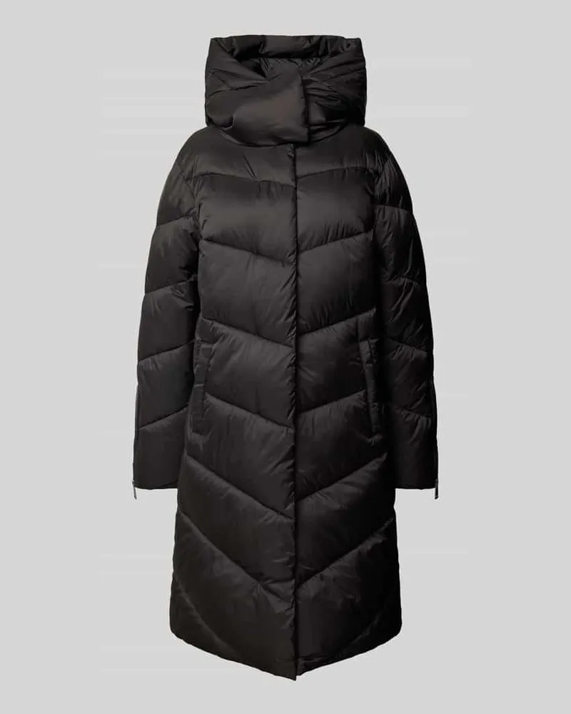 Fuchs Schmitt Steppmantel mit Kapuze Black