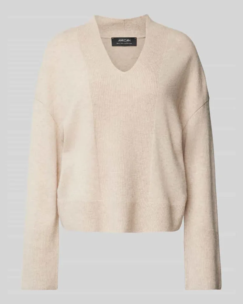 Marc Cain Strickpullover aus reinem Kaschmir Kitt