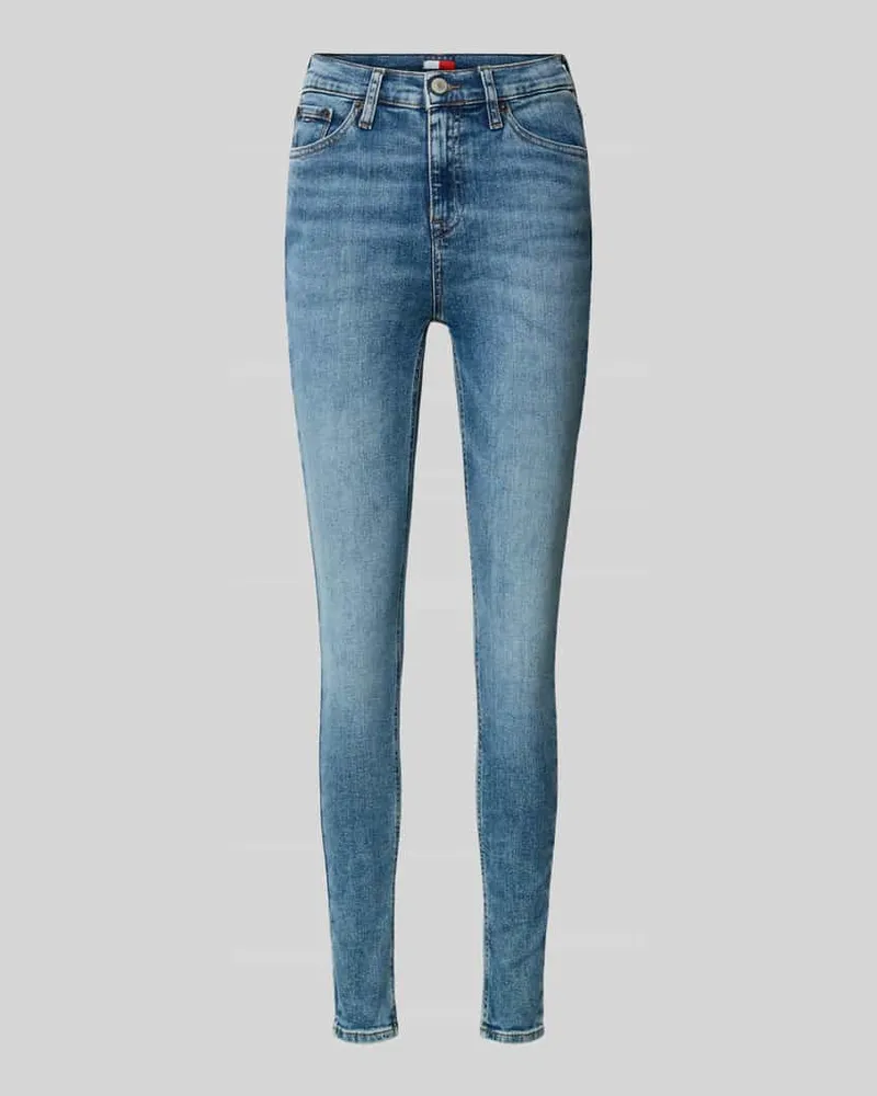 Tommy Hilfiger Skinny Fit Jeans aus Baumwoll-Mix Jeansblau