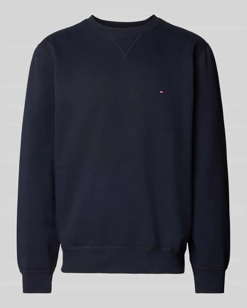 Tommy Hilfiger Regular Fit Sweatshirt mit Baumwoll-Anteil Marine