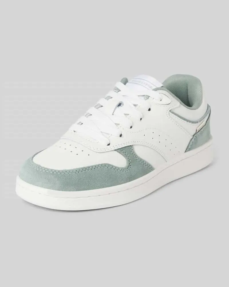 Marc O'Polo Low Top Sneaker mit Wildleder-Details Lind