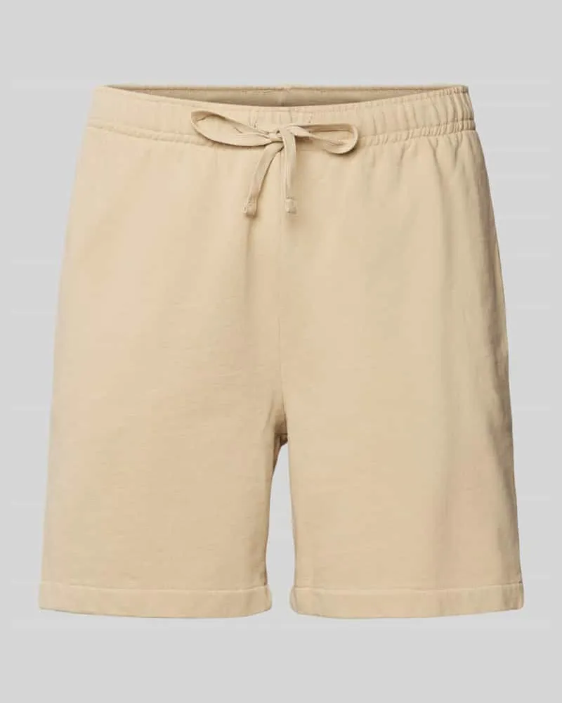 Ralph Lauren Regular Fit Sweatshorts mit Tunnelzug Camel