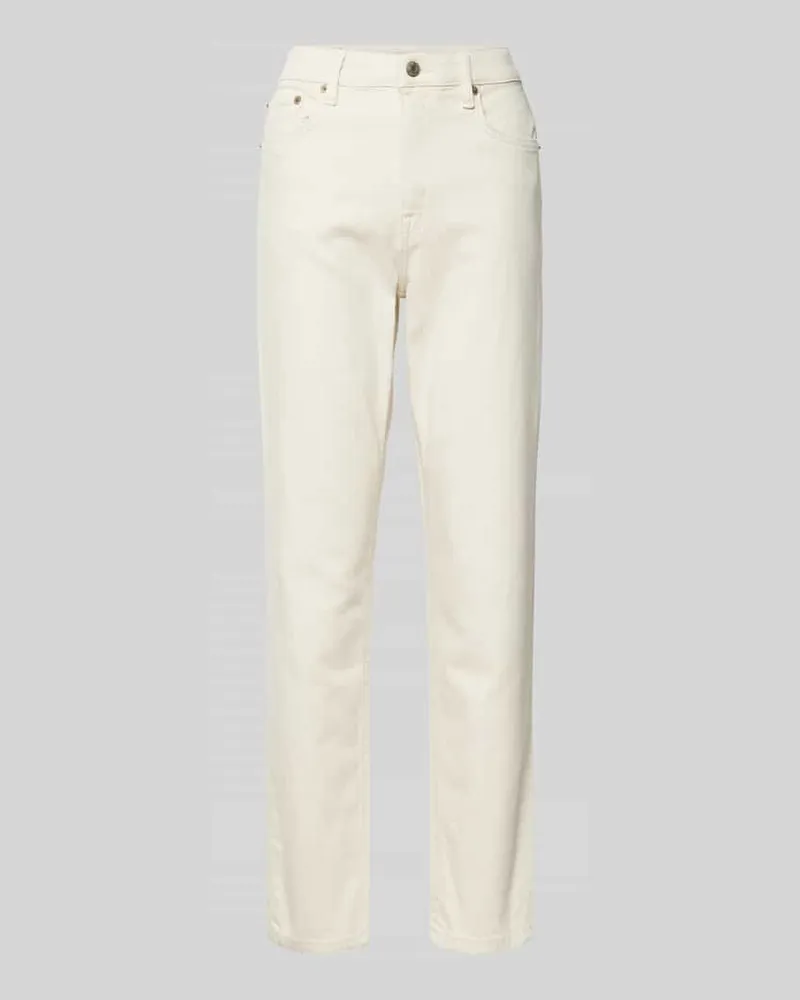 Ralph Lauren Regular Fit Jeans mit verkürztem Schnitt Beige