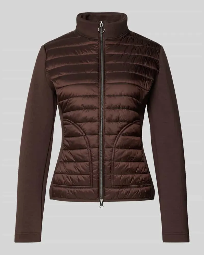 Betty Barclay Slim Fit Jacke mit Stepp-Detail Modell 'August Dunkelbraun